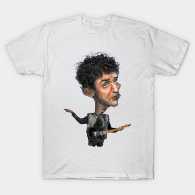 Gustavo Cerati - Caricature T-Shirt by Henry Drae